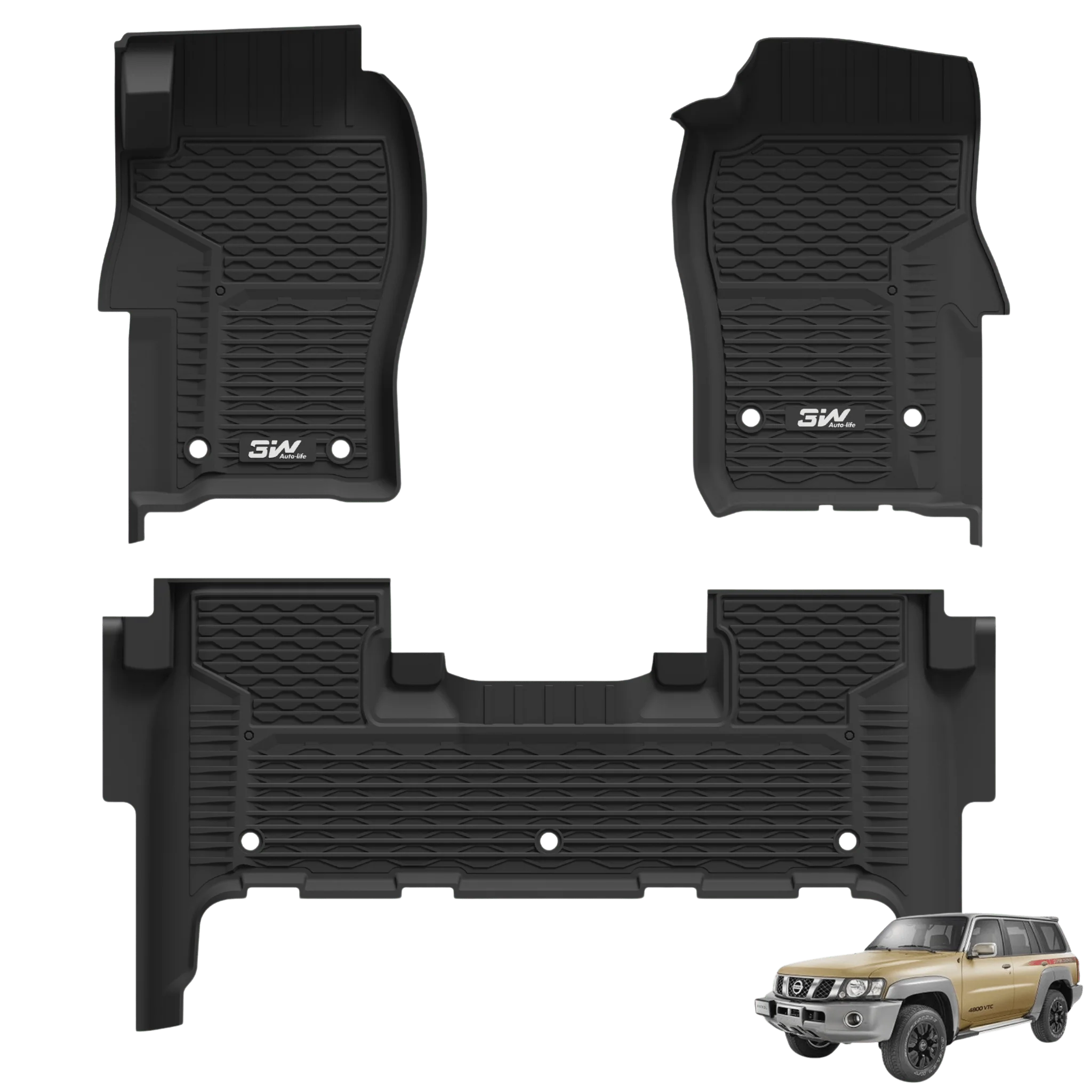 Nissan Patrol Super Safari Y61 (1998-2025) - Pro Series Car Mats